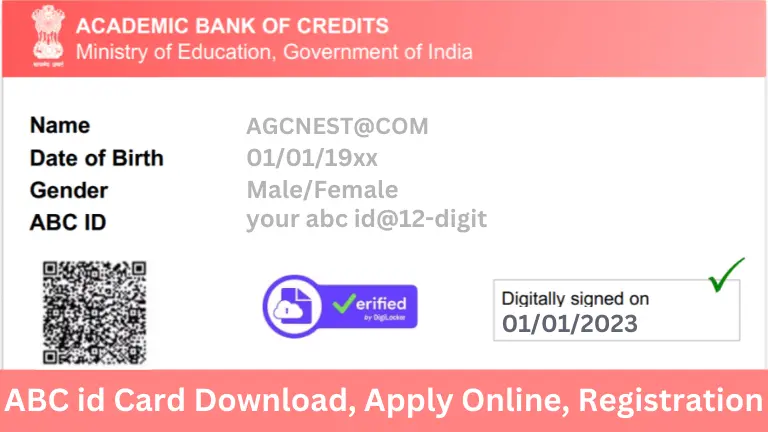 ABC id Card Download, Apply Online, Registration