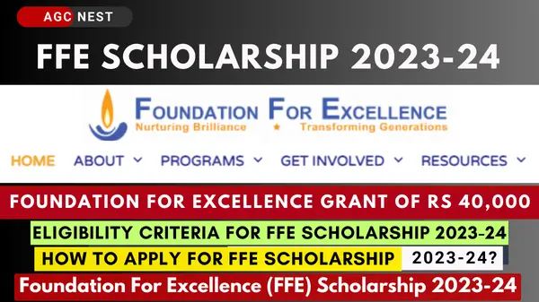 Foundation For Excellence (FFE.org) Scholarship 2023-24